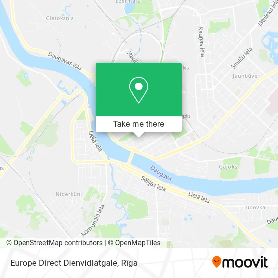 Europe Direct Dienvidlatgale map