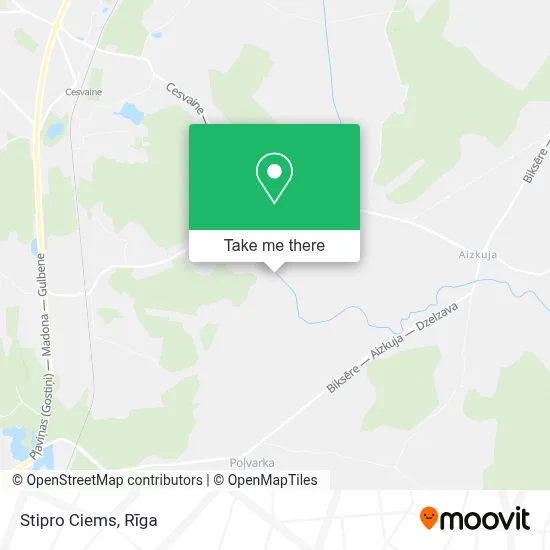 Stipro Ciems map
