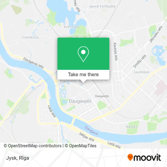 Jysk map