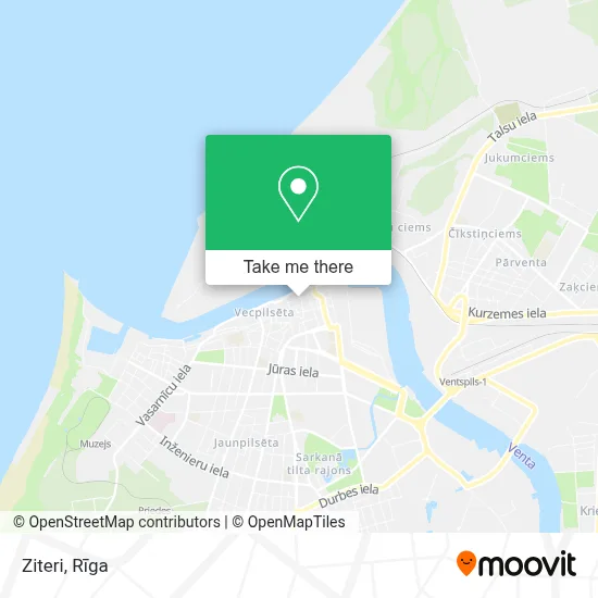 Ziteri map