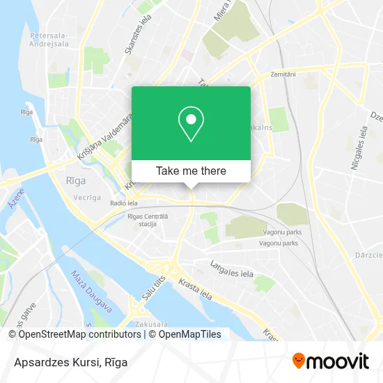 Apsardzes Kursi map