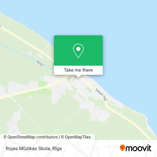 Rojas Mūzikas Skola map