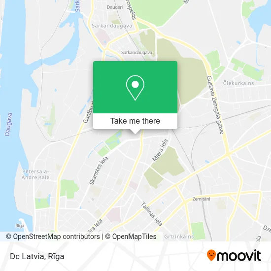 Dc Latvia map