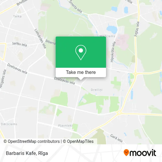 Barbaris Kafe map