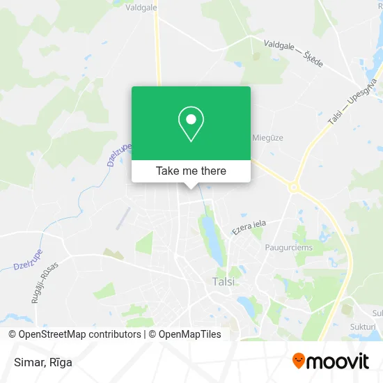 Simar map