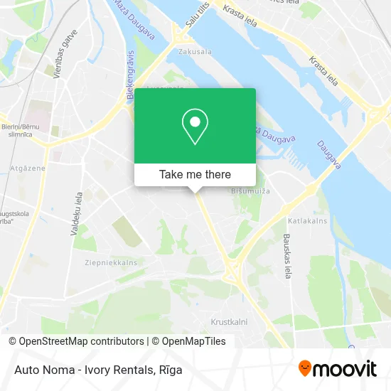 Auto Noma - Ivory Rentals map