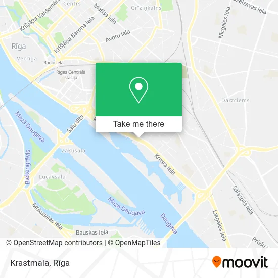 Krastmala map