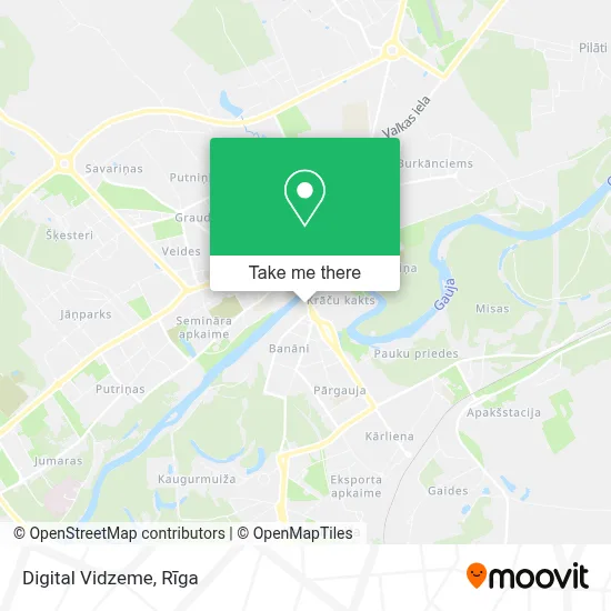 Digital Vidzeme map