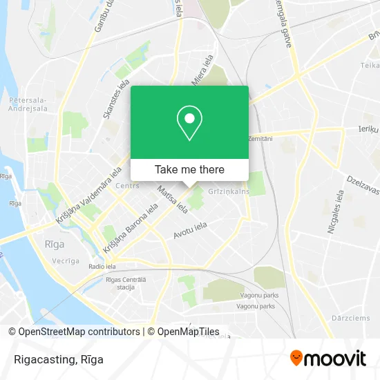 Rigacasting map