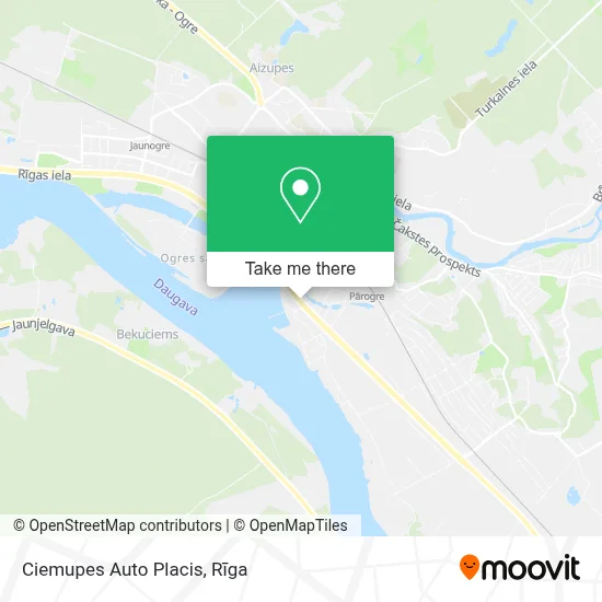 Ciemupes Auto Placis map