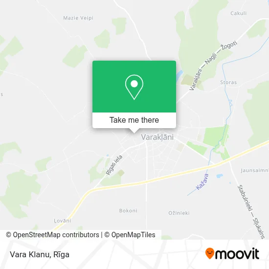Vara Klanu map