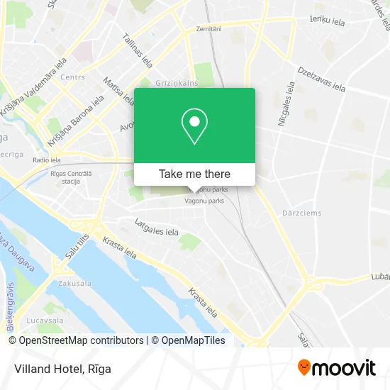 Villand Hotel map