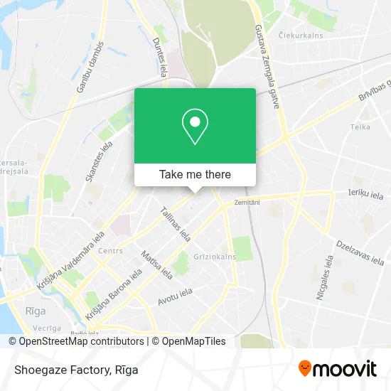 Shoegaze Factory map