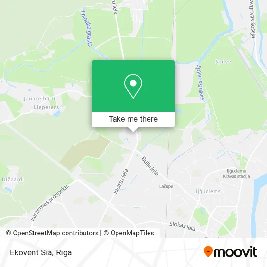 Ekovent Sia map