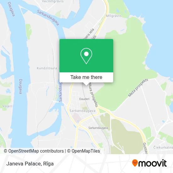 Janeva Palace map