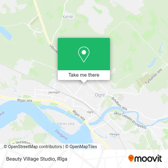 Beauty Village Studio map
