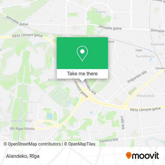 Alandeko map