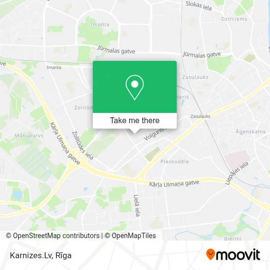 Karnizes.Lv map