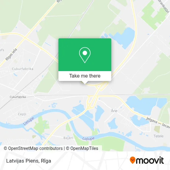 Latvijas Piens map