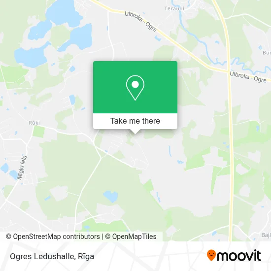 Ogres Ledushalle map
