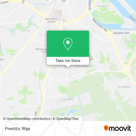 Prestižs map