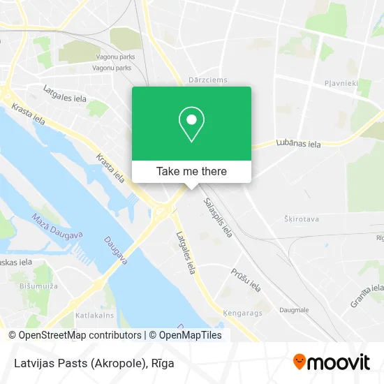 Latvijas Pasts (Akropole) map