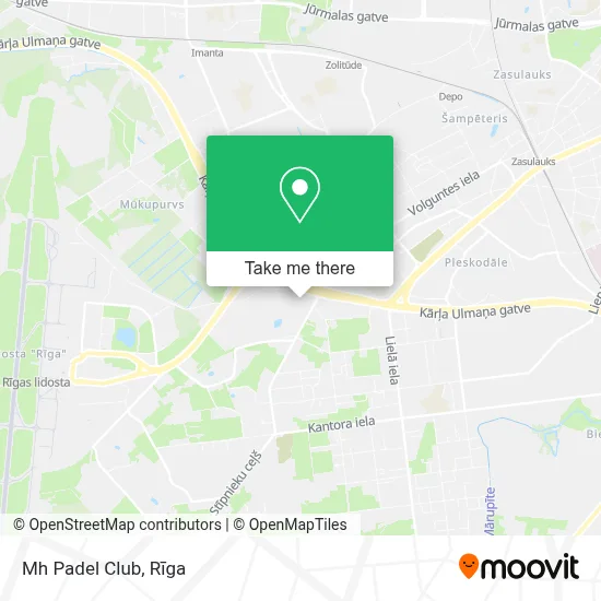 Mh Padel Club map