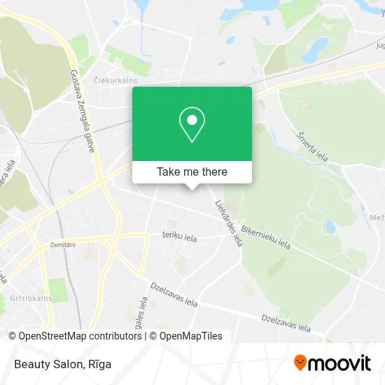 Beauty Salon map