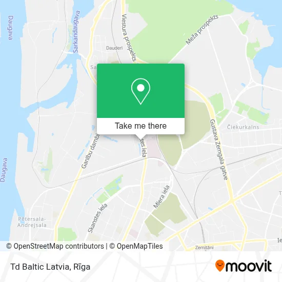 Td Baltic Latvia map