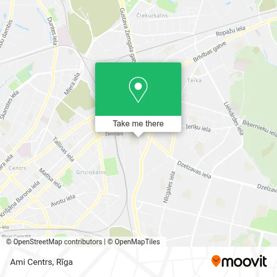 Ami Centrs map
