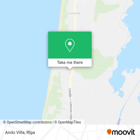 Ando Villa map