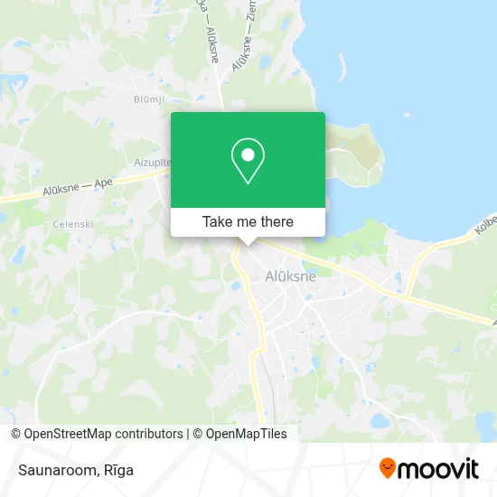 Saunaroom map
