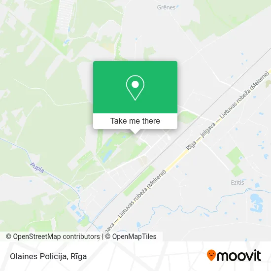 Olaines Policija map