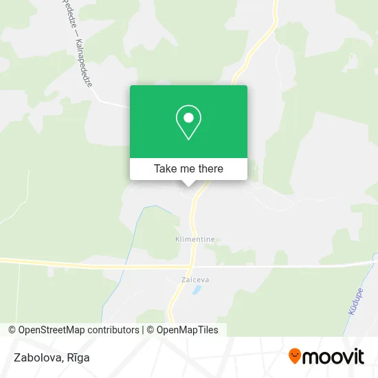 Zabolova map
