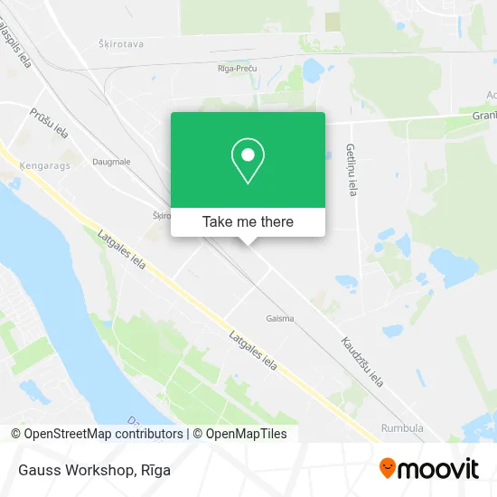 Gauss Workshop map