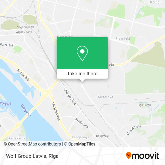 Wolf Group Latvia map