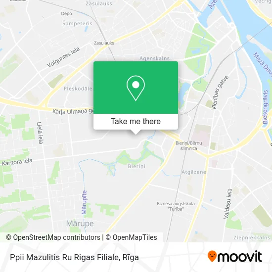 Ppii Mazulitis Ru Rigas Filiale map