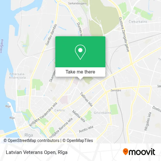 Latvian Veterans Open map