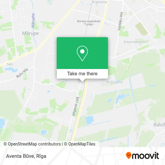 Aventa Būve map
