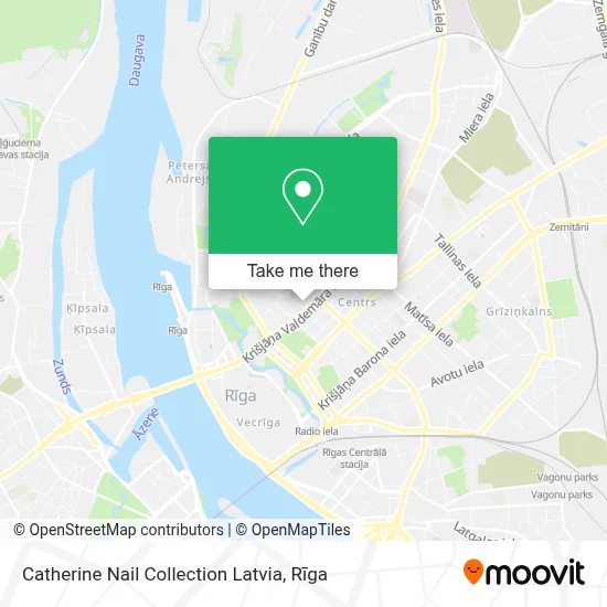 Catherine Nail Collection Latvia map