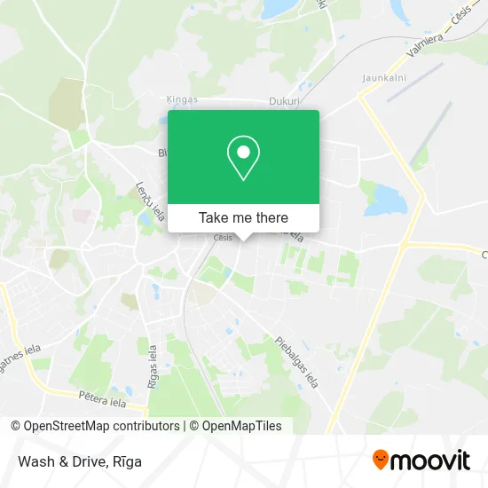 Wash & Drive map