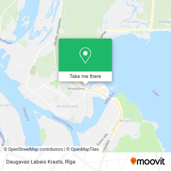 Daugavas Labais Krasts map