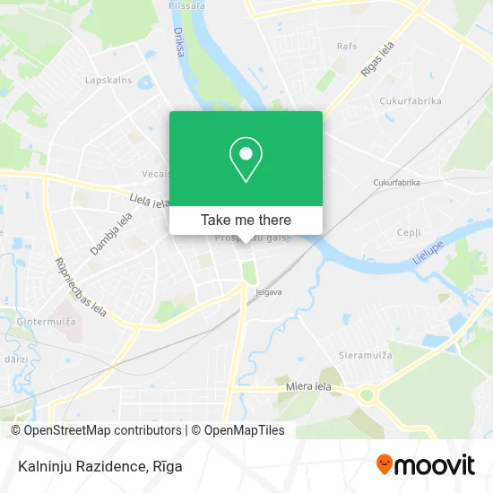 Kalninju Razidence map