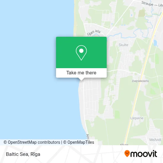 Baltic Sea map