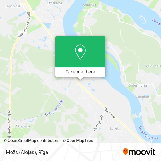 Mežs (Alejas) map