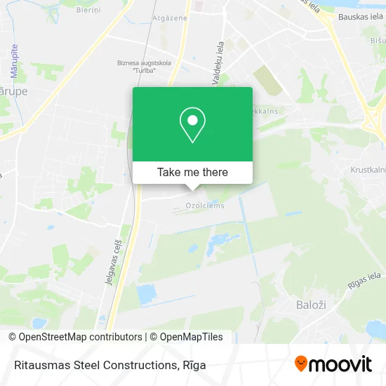 Ritausmas Steel Constructions map