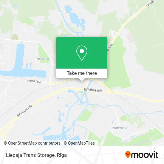 Liepaja Trans Storage map