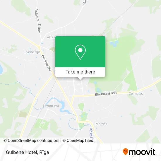 Gulbene Hotel map