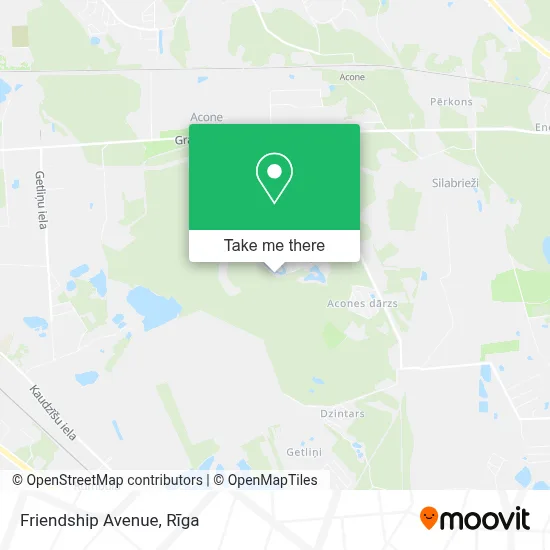 Friendship Avenue map