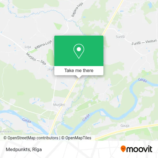 Medpunkts map